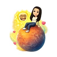 Mars Snapchat Planet Icon