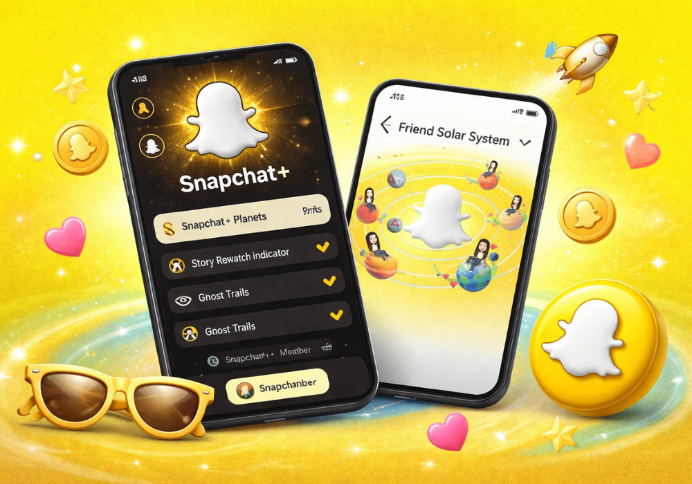 Replace with Snapchat Plus planets feature image